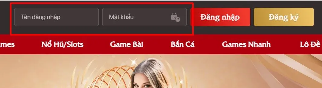 Người chơi điền thông tin đăng nhập Xo88